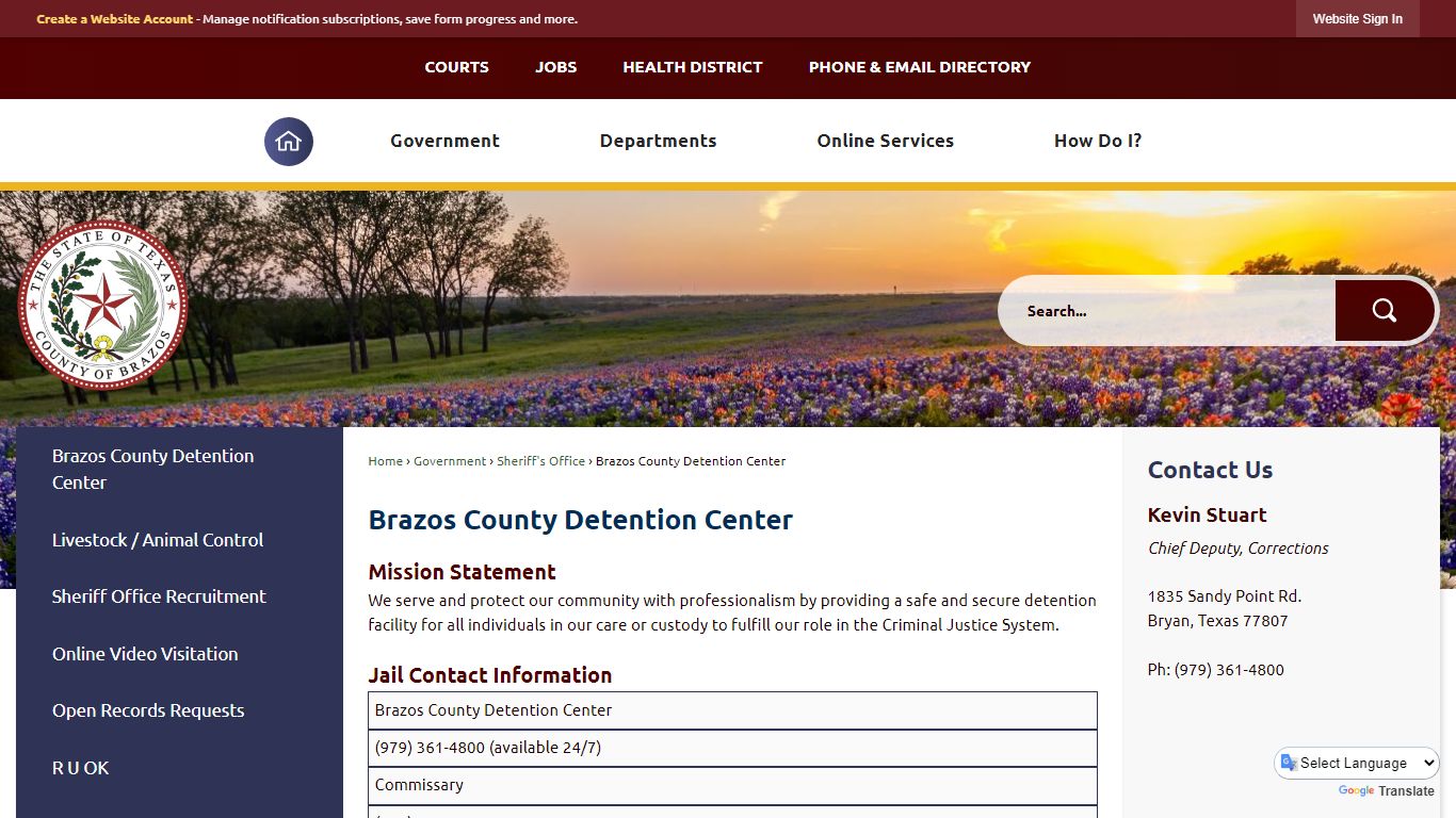 Brazos County Detention Center